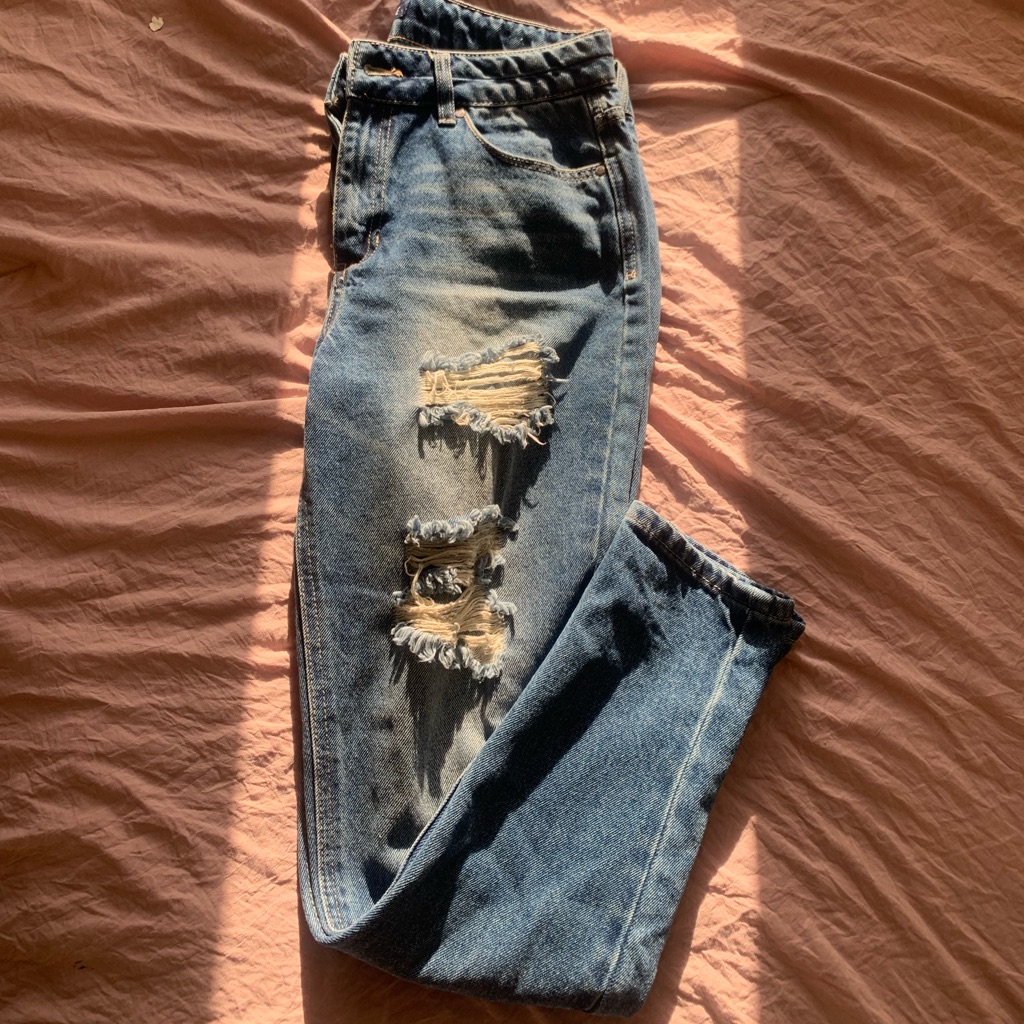 Fashionnova Jeans, Boyfriend Fit, Size 7